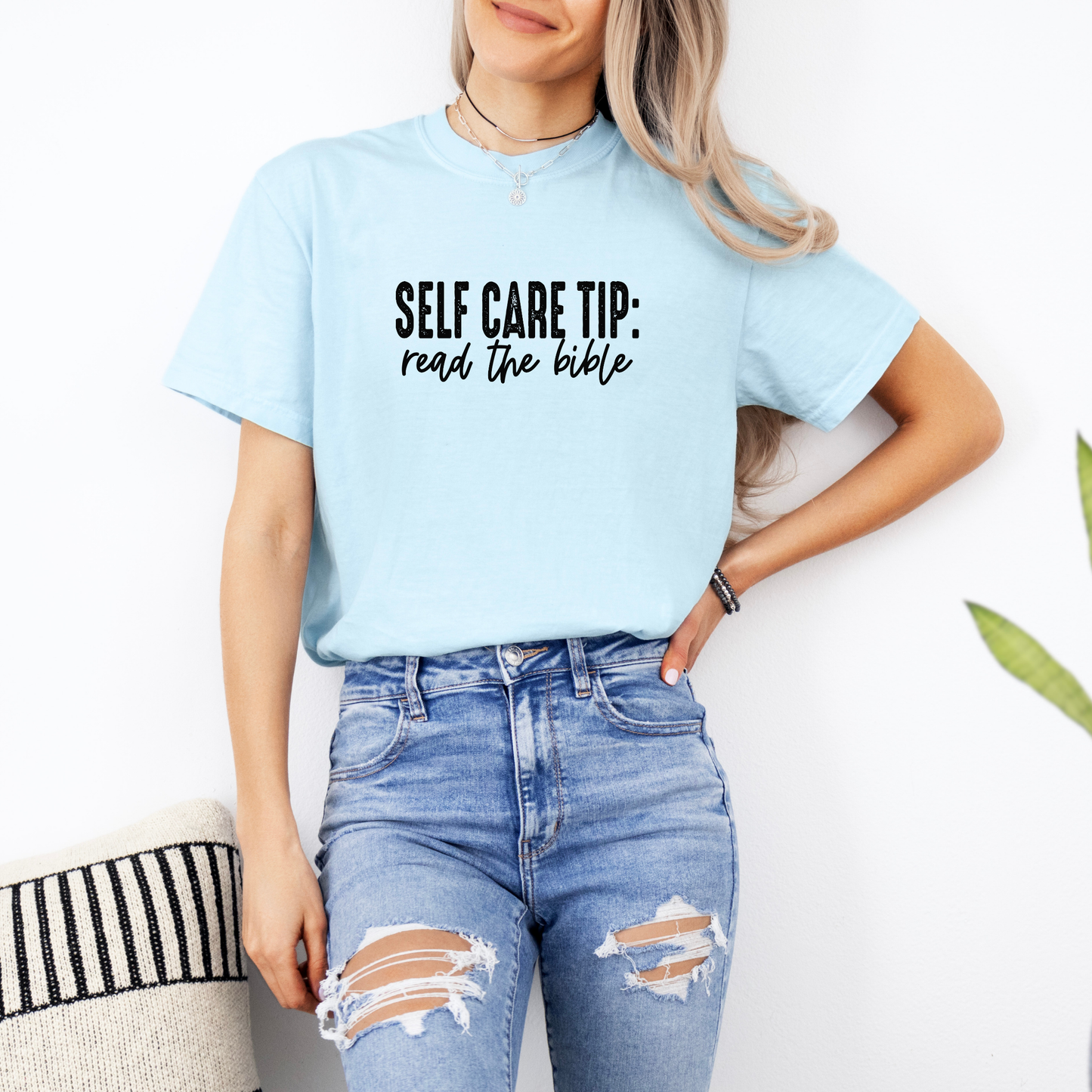 Self Care: Read Your Bible Tee (Multiple Colors)