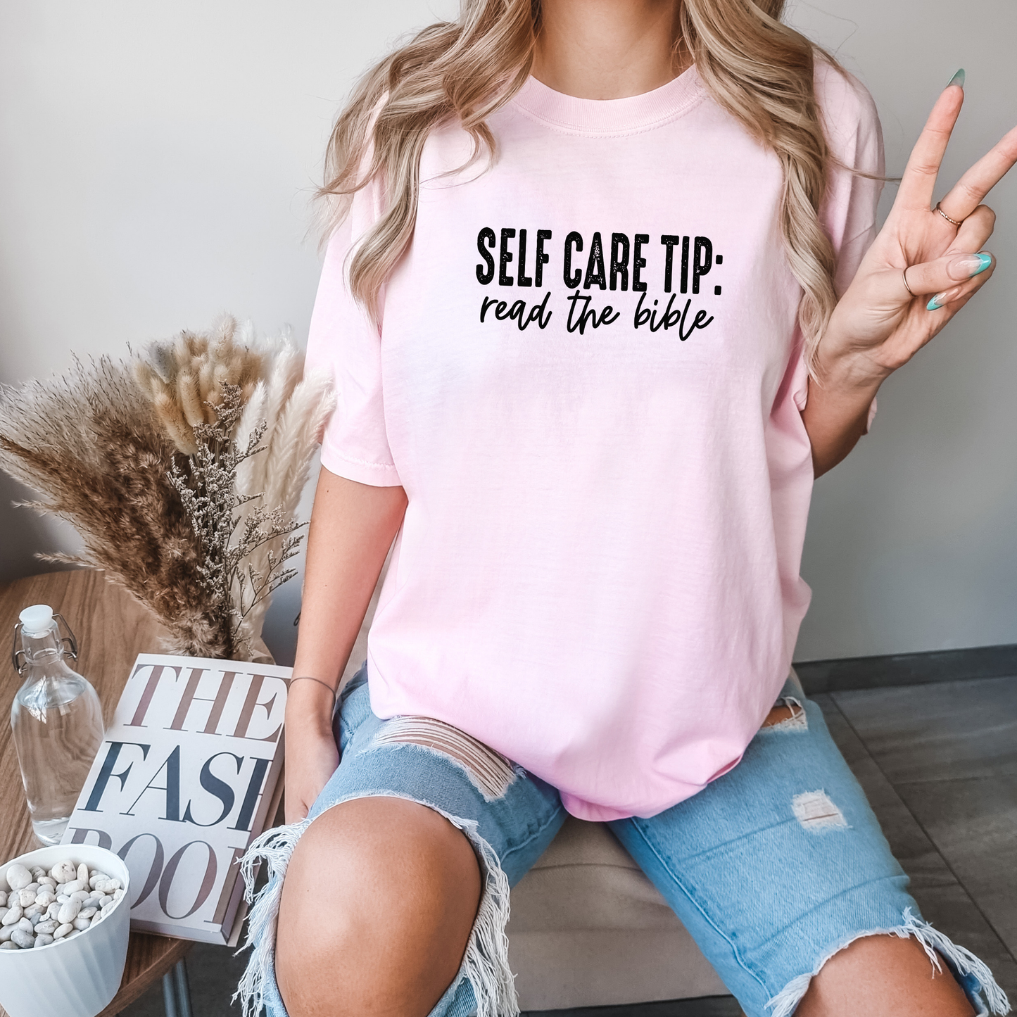 Self Care: Read Your Bible Tee (Multiple Colors)
