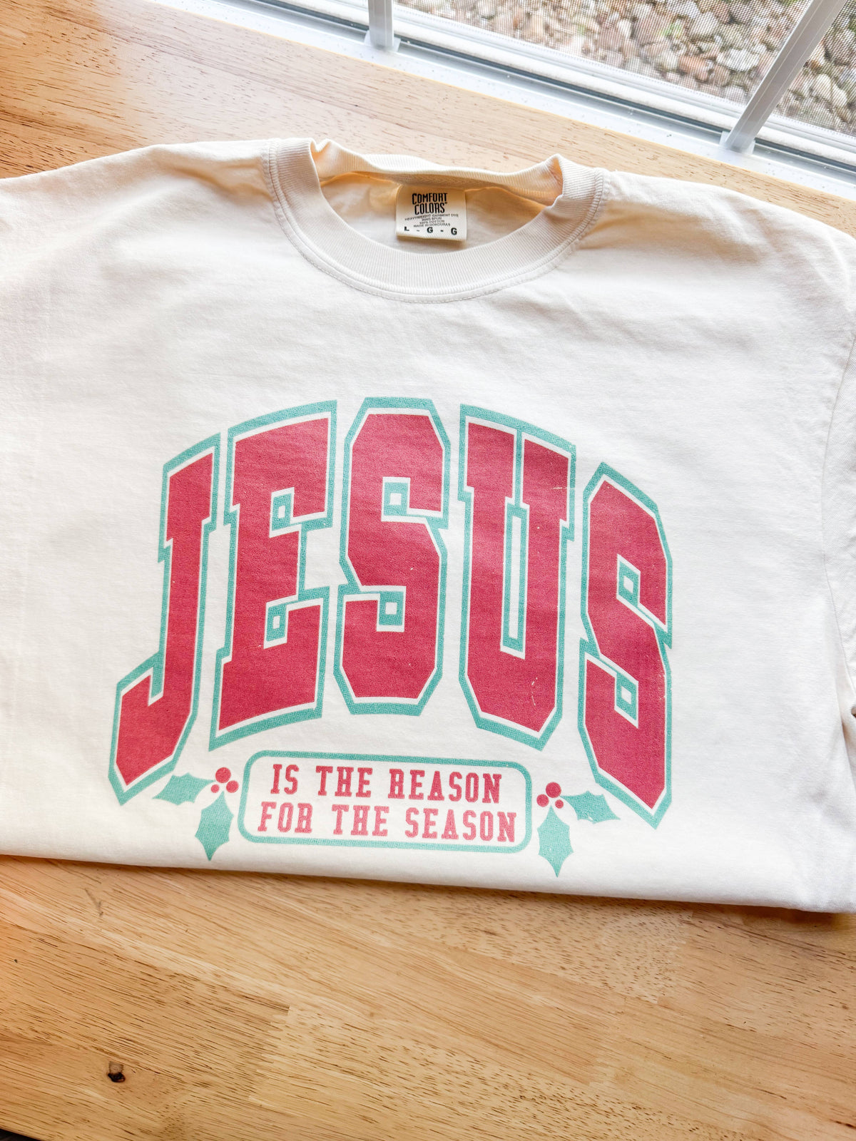 Jesus Is The Reason For The Season Christmas Graphic Tee