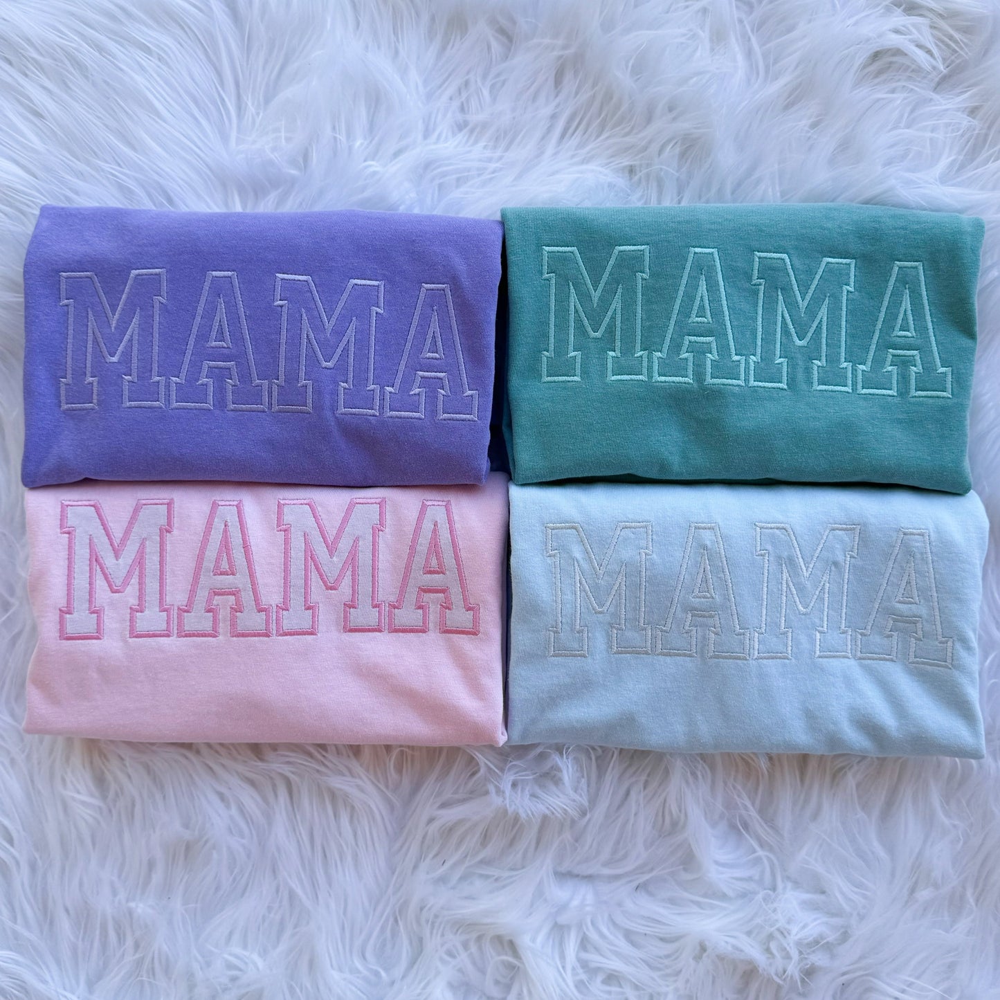 Mama Embroidered Tees