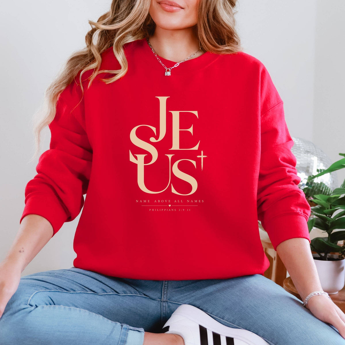Jesus King of All Christmas Graphic Sweatshirt