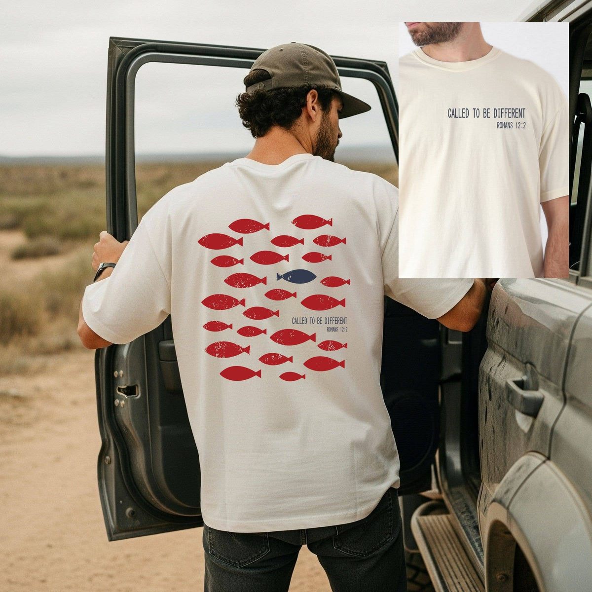 Called to Be Different Tee - Western Floral Fall Graphic