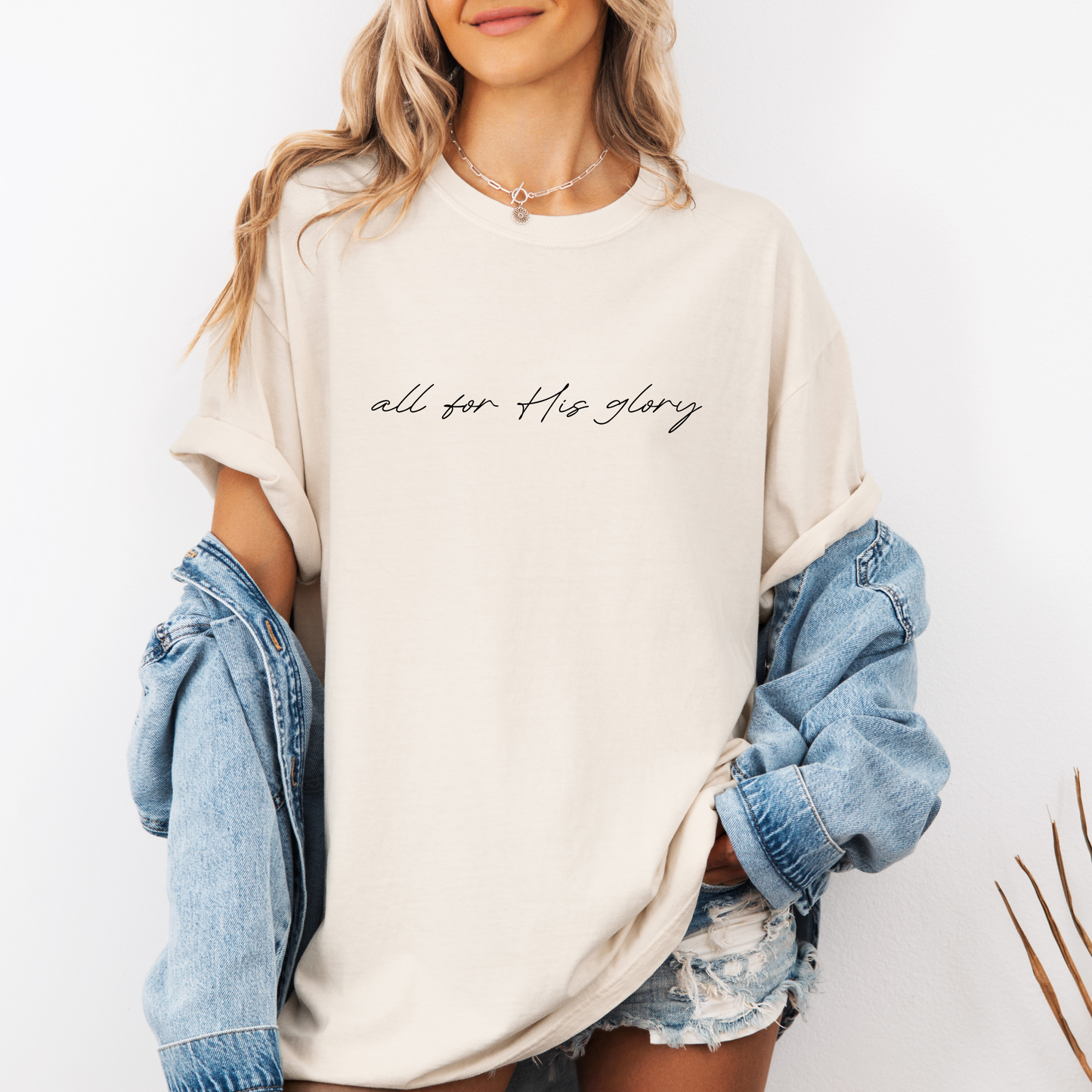 All For His Glory Tee (Multiple Colors)