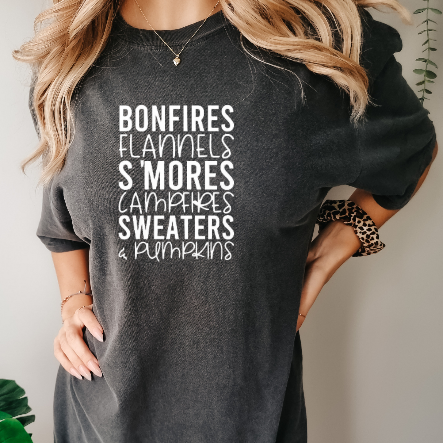 Bonfire and Flannels Tee (Multiple Color Options)