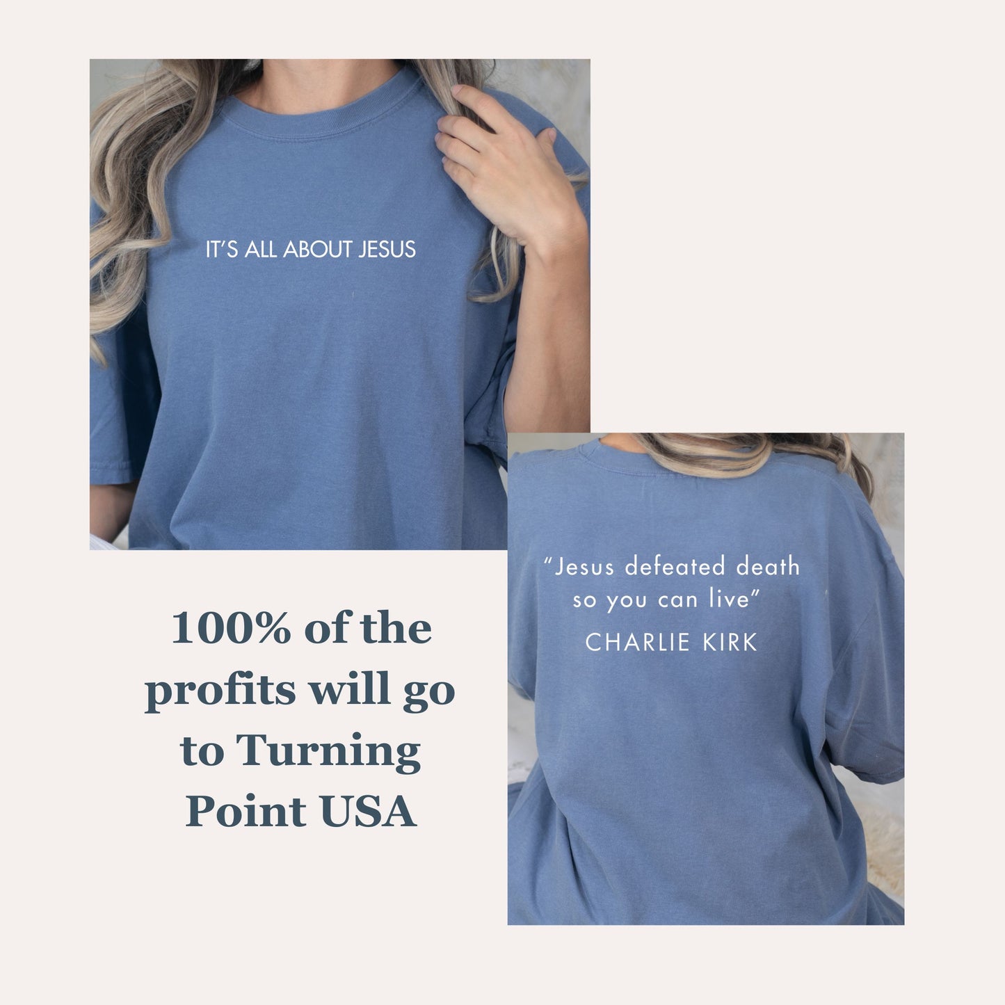 It's All About Jesus Tee (Multiple Colors)