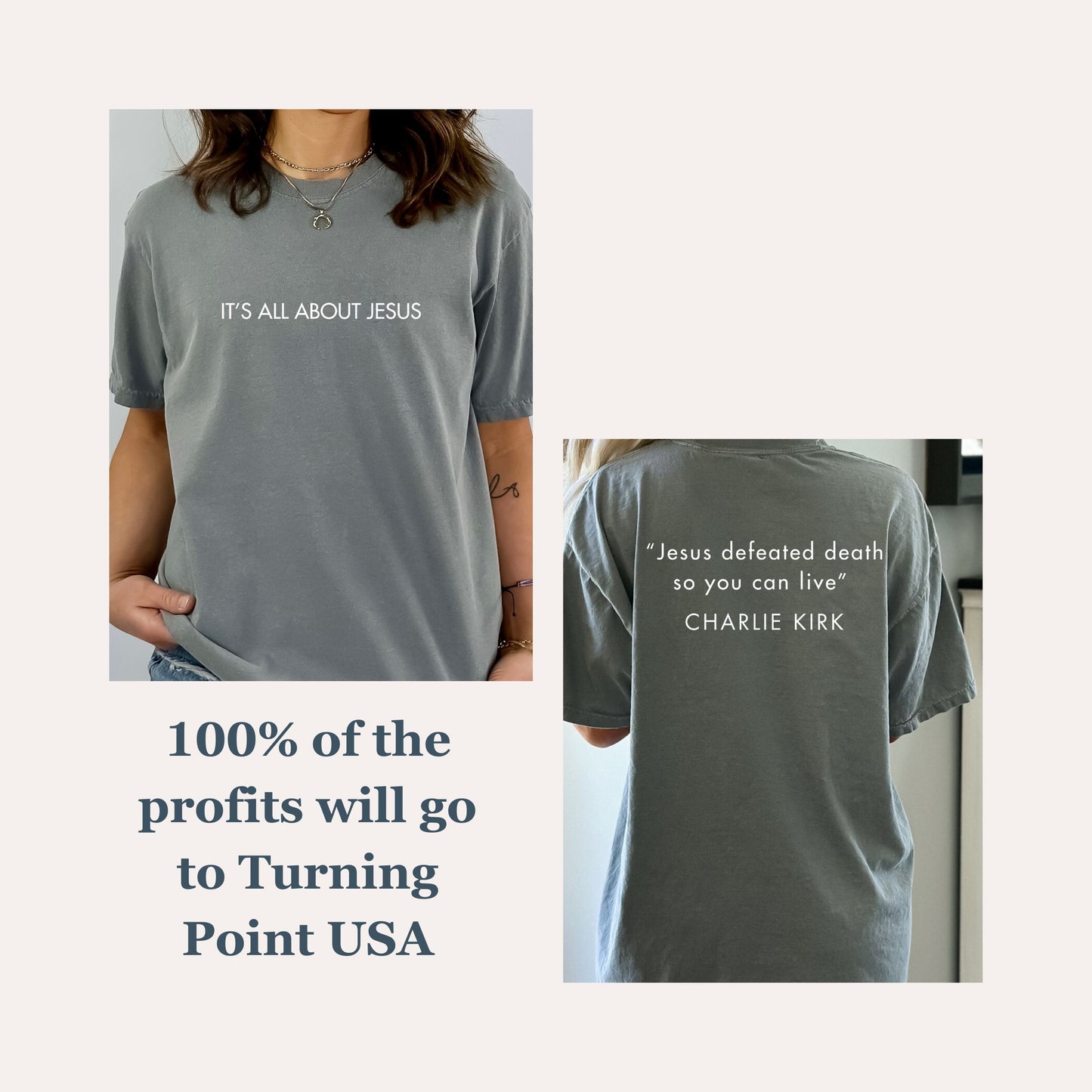 It's All About Jesus Tee (Multiple Colors)