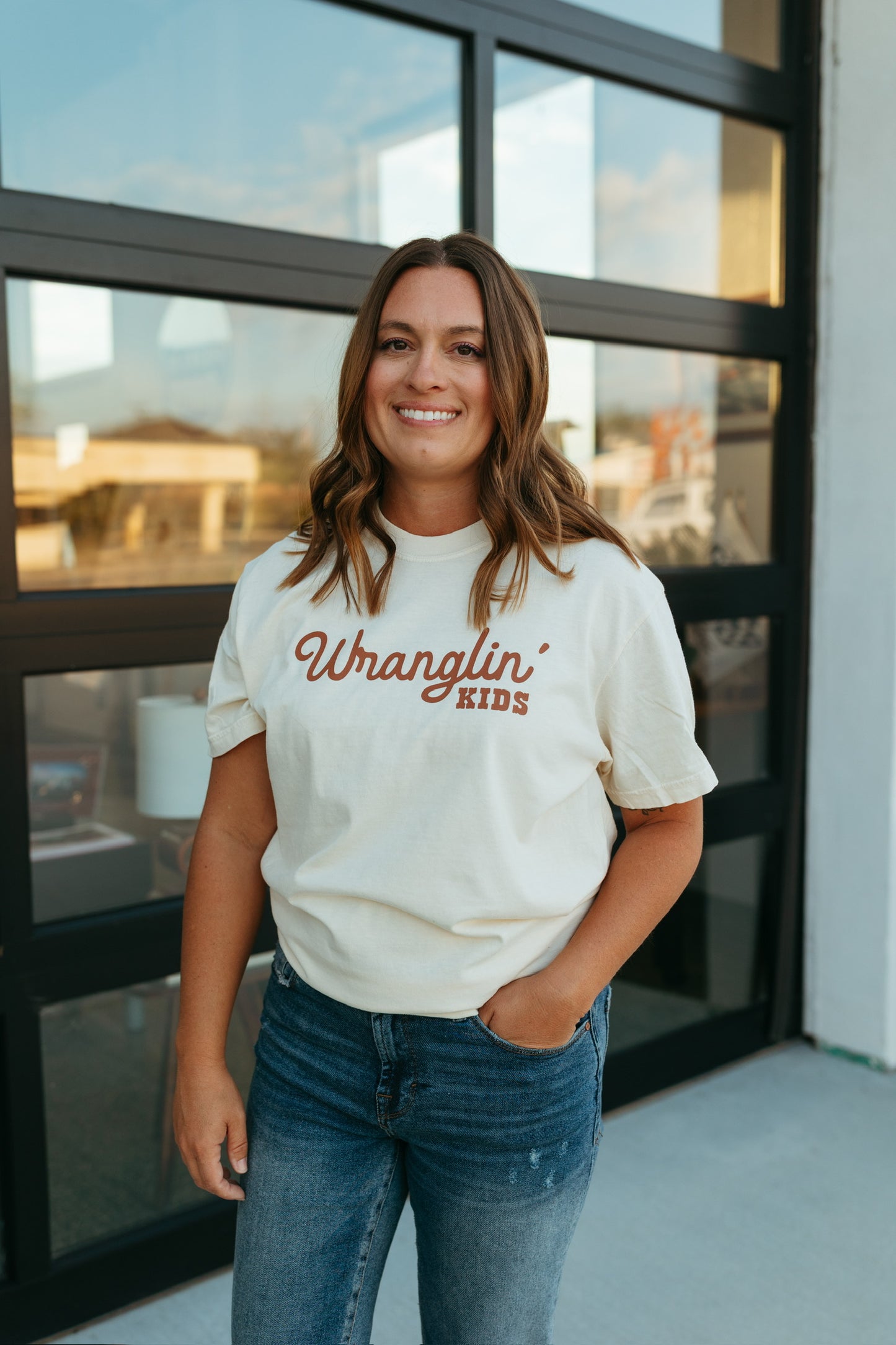 Wranglin' Kids Tee (Multiple Colors)