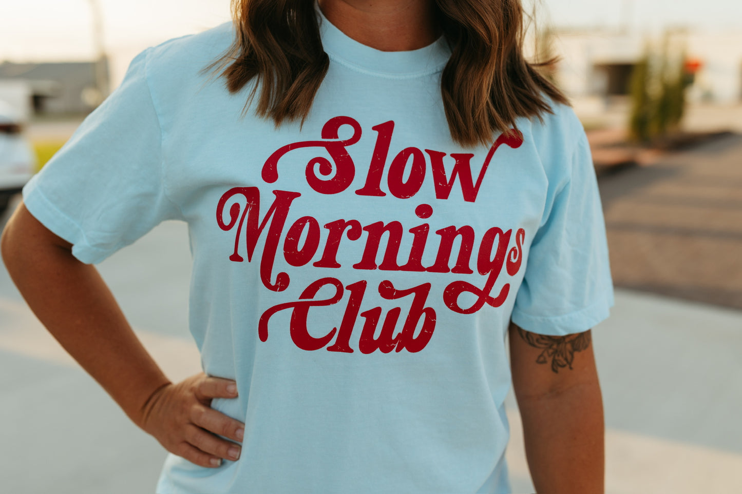Slow Morning Club Tee (Multiple Colors)