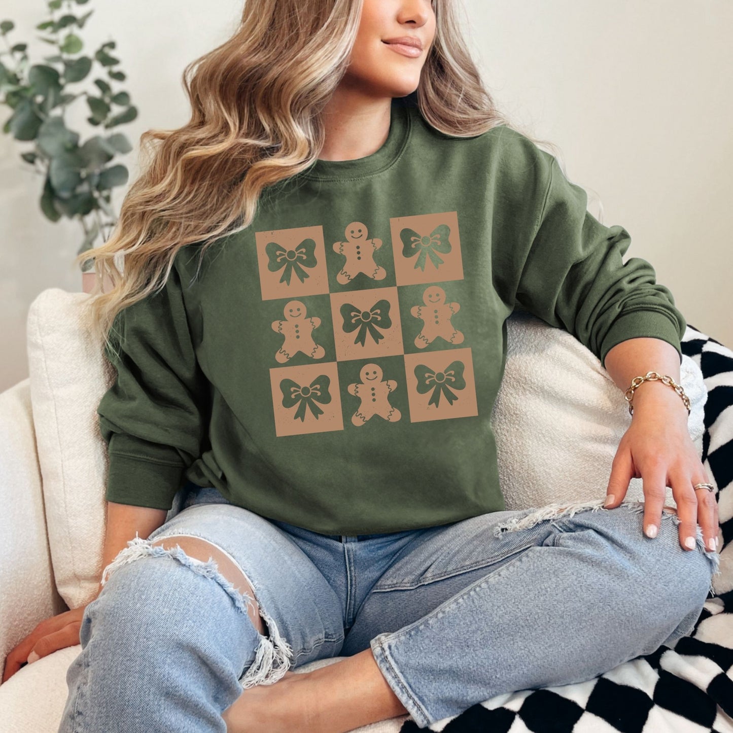 Gingerbread Sweatshirt (Multiple Colors)