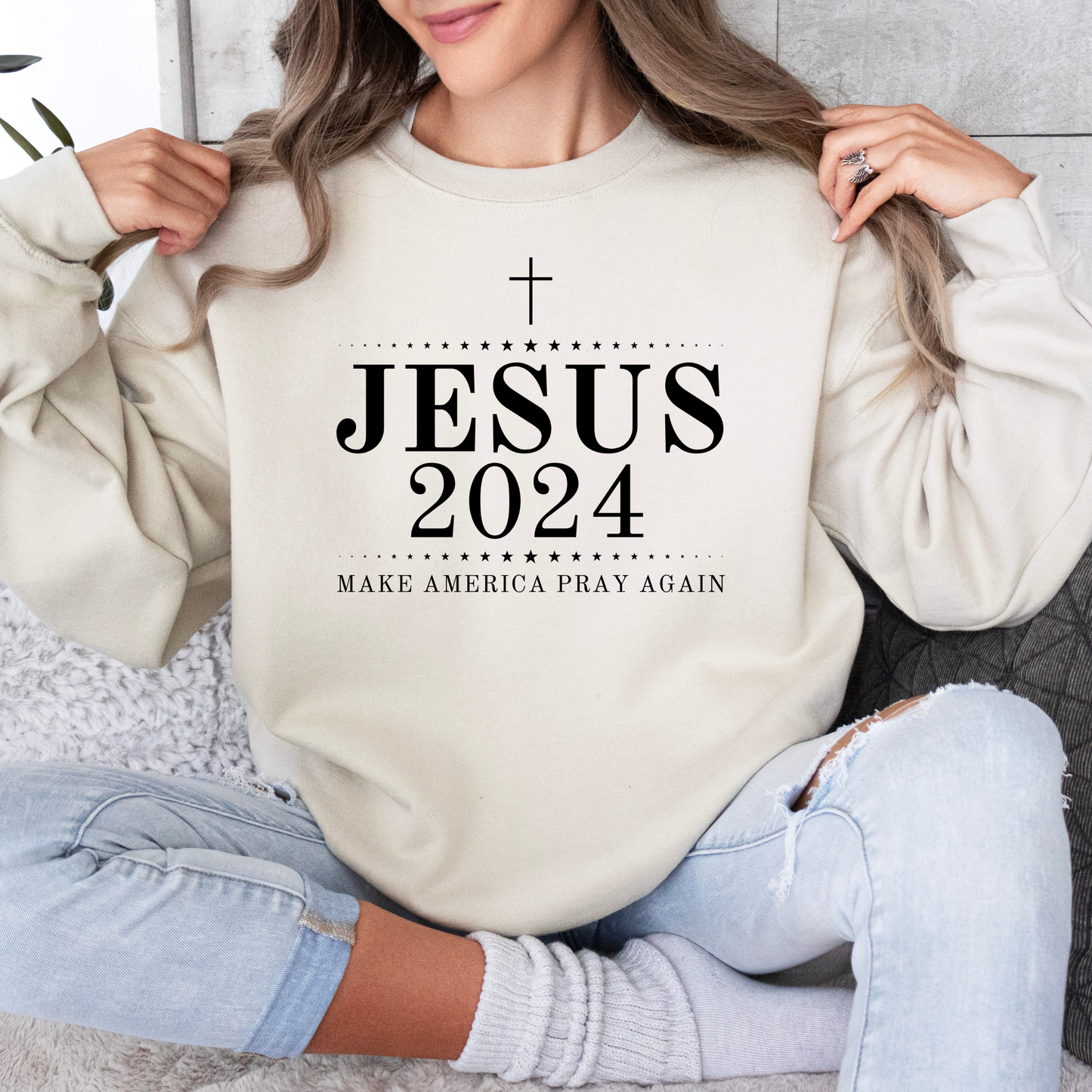 Jesus 2024 Sweatshirt (Multiple Colors)