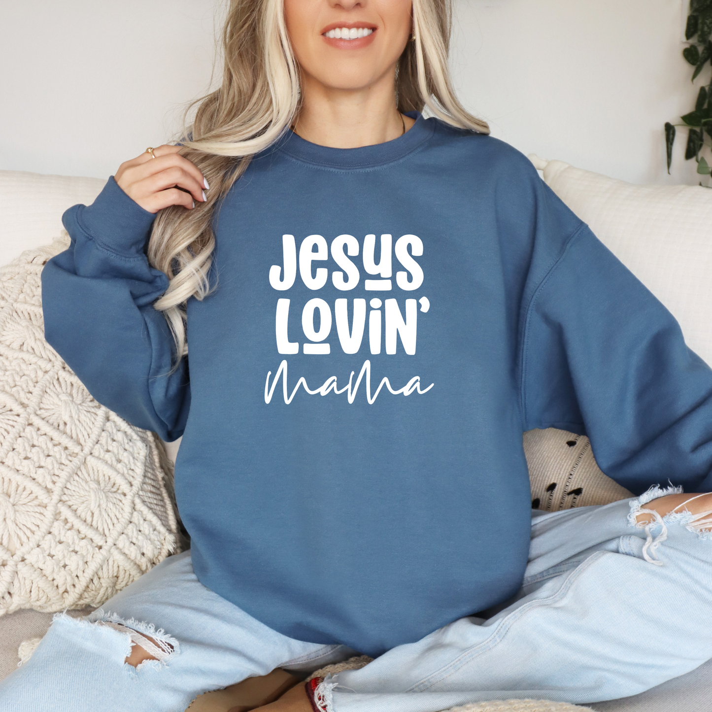 Jesus Lovin' Mama Sweatshirt (Multiple Colors)