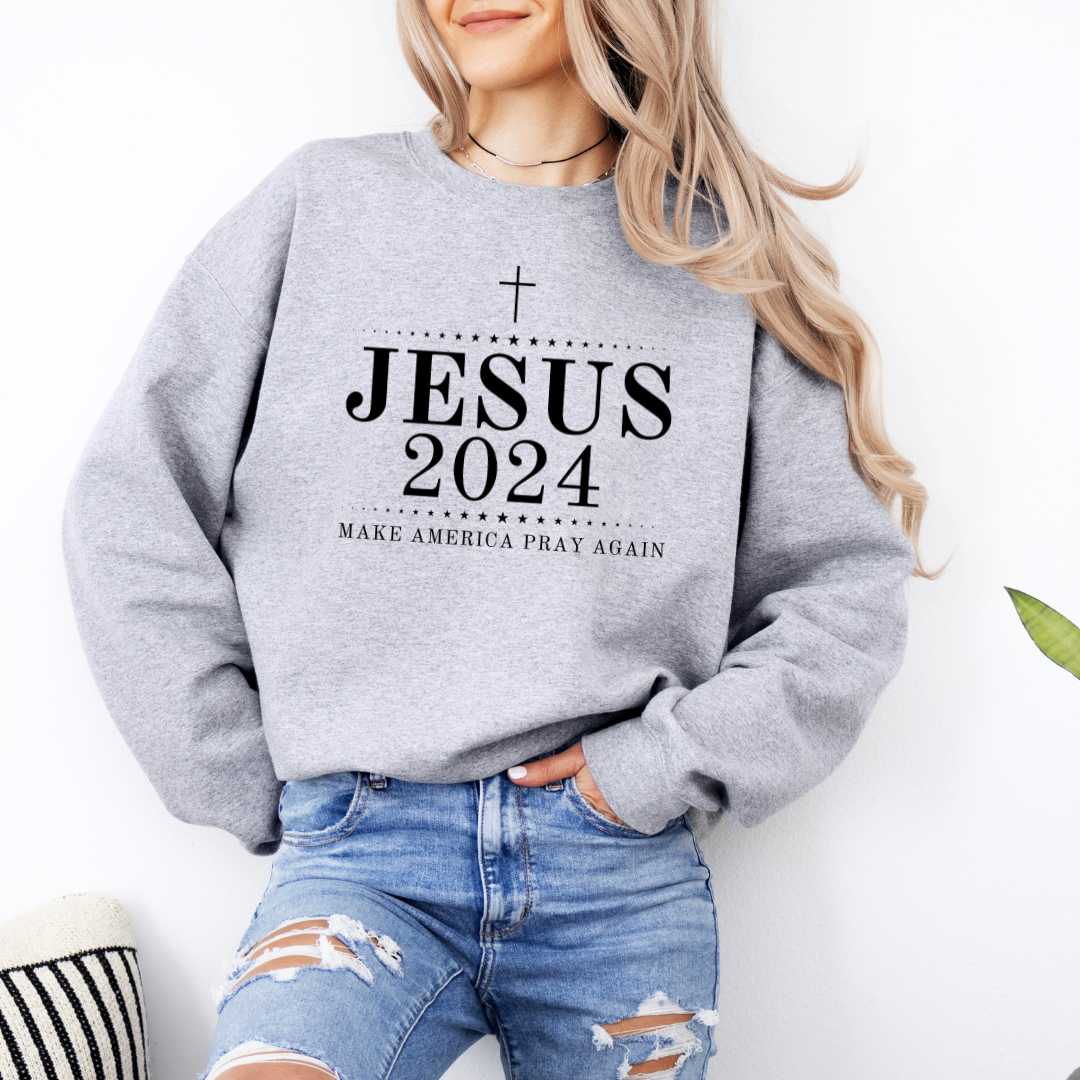Jesus 2024 Sweatshirt (Multiple Colors)