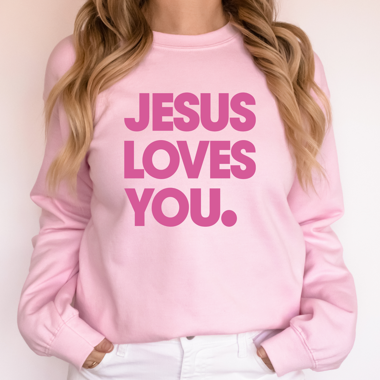 Jesus Loves You Sweatshirt (Multiple Colors)