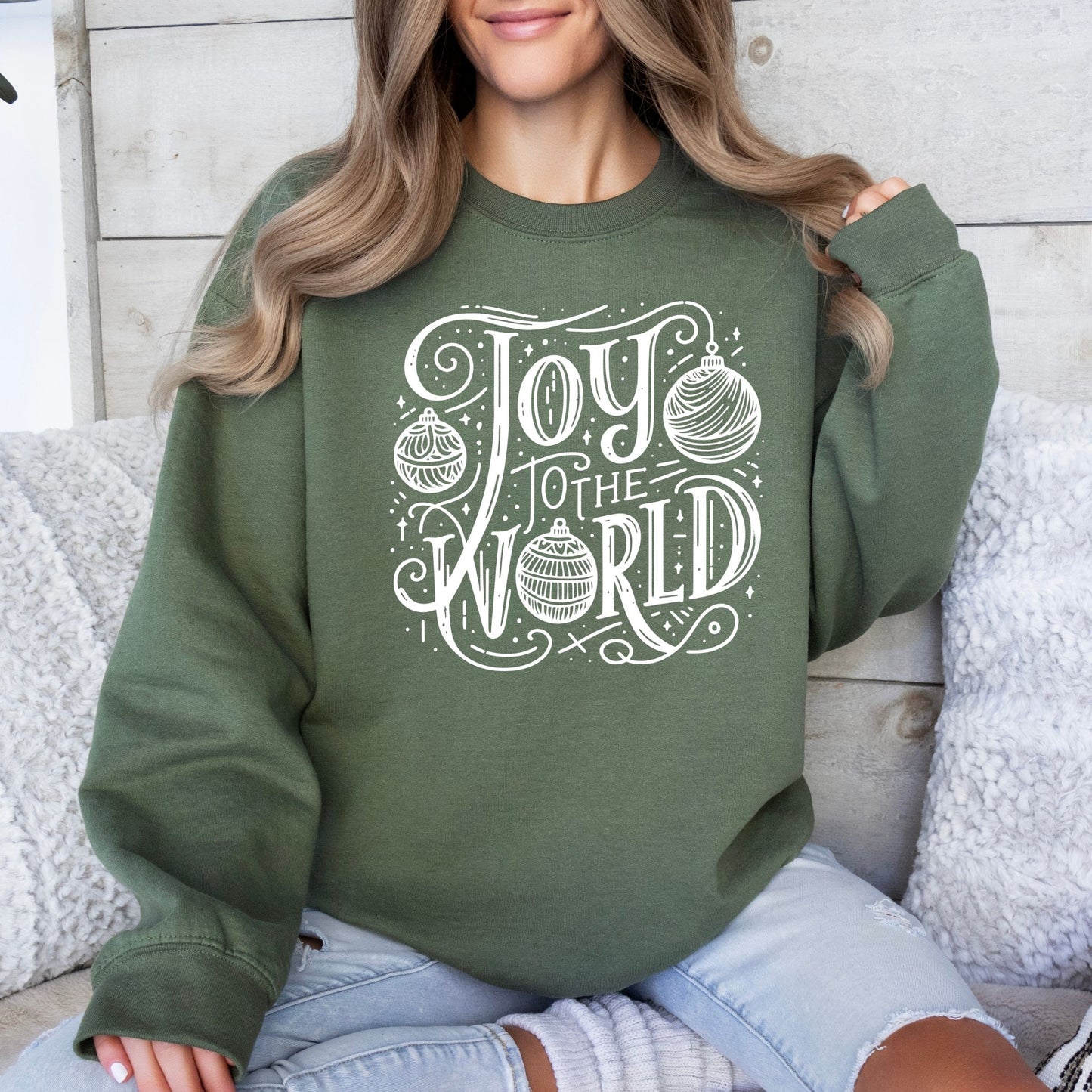 Joy to The World Sweatshirt (Multiple Colors)