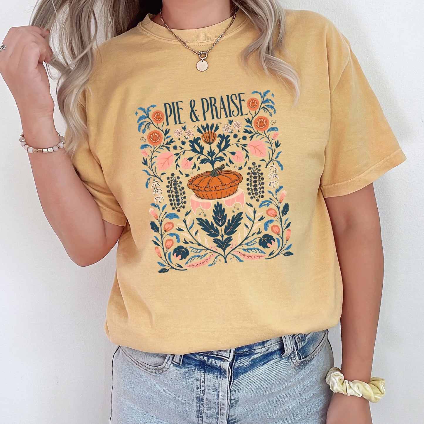 Pie and Praise Tee (Multiple Colors)