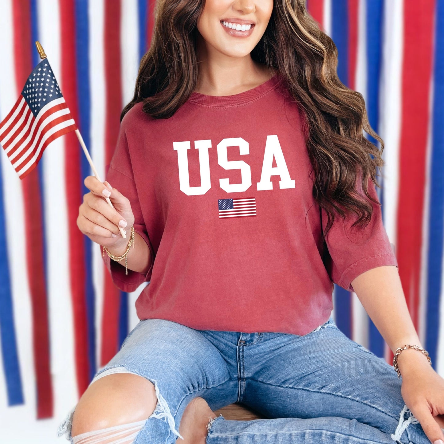 USA Flag Tee