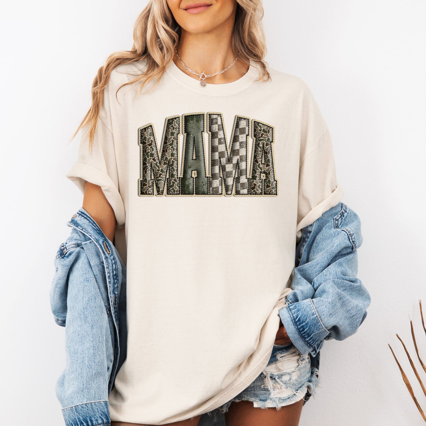 Mama Vintage Camo Tee
