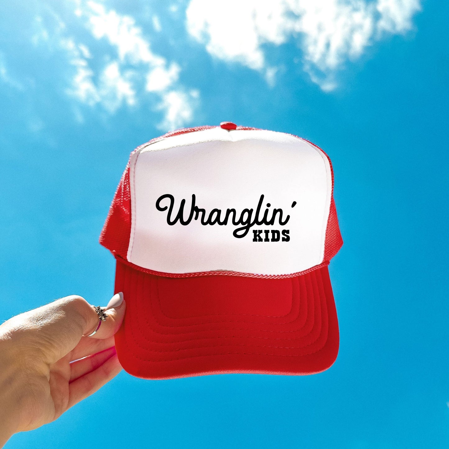 Wranglin' Kids Foam Trucker Hat (Multiple Colors)