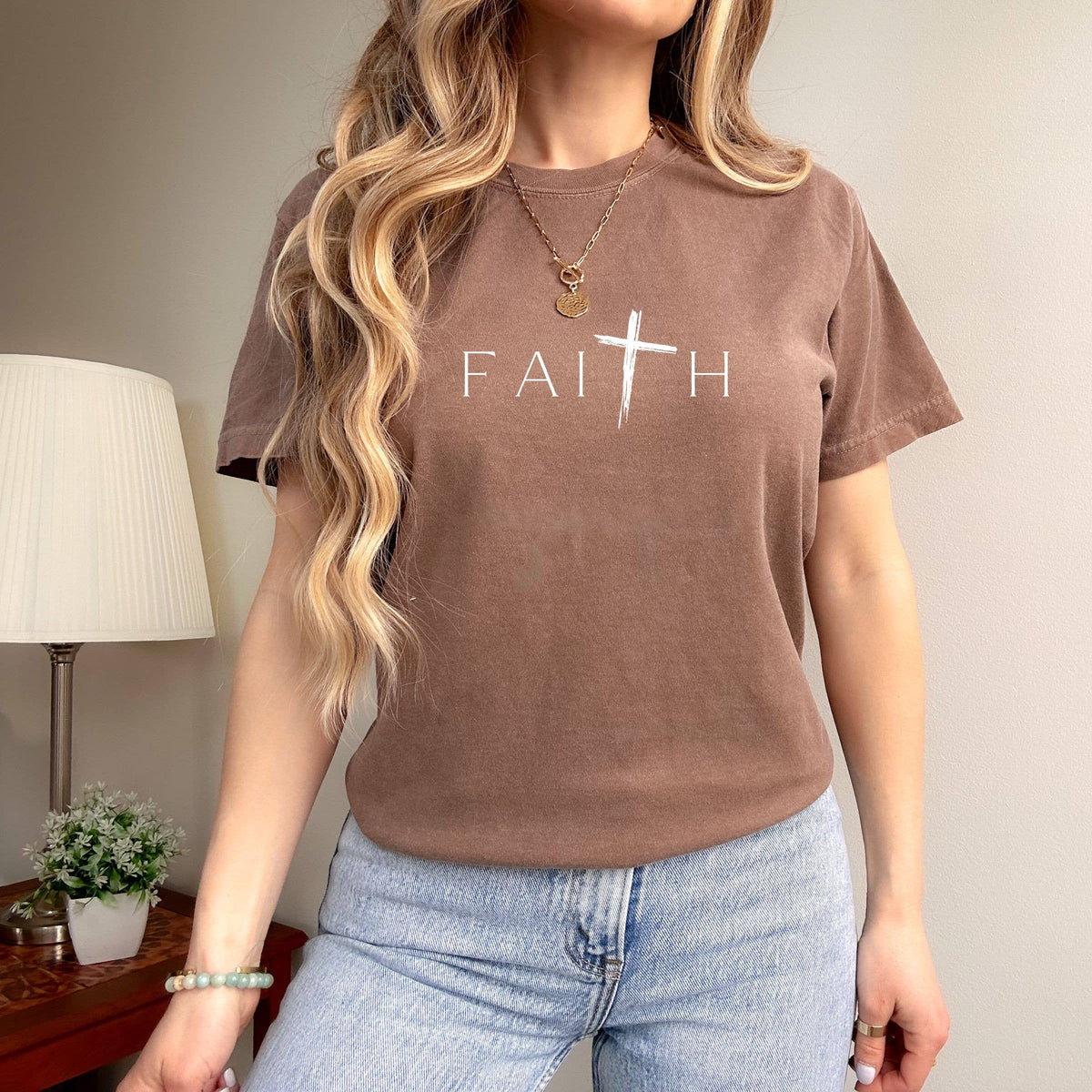 Faith Tee - Christian Western Graphic Tee - Fall Tee