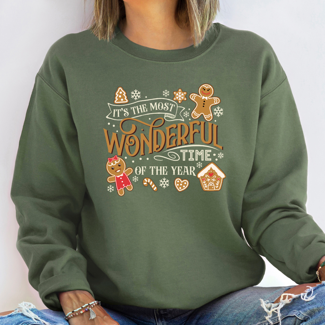 Wonderful Time Of The Year - Christmas Graphic Sweatshirt