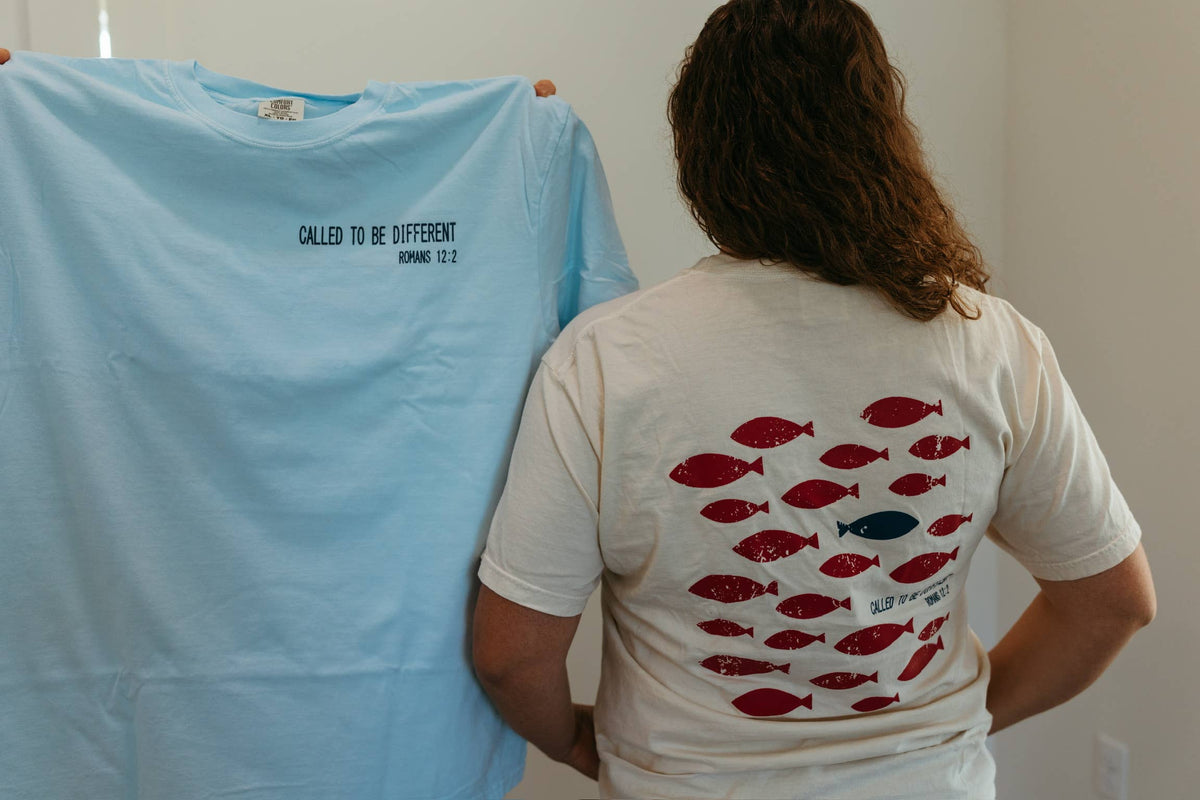 Called to Be Different Tee - Western Floral Fall Graphic
