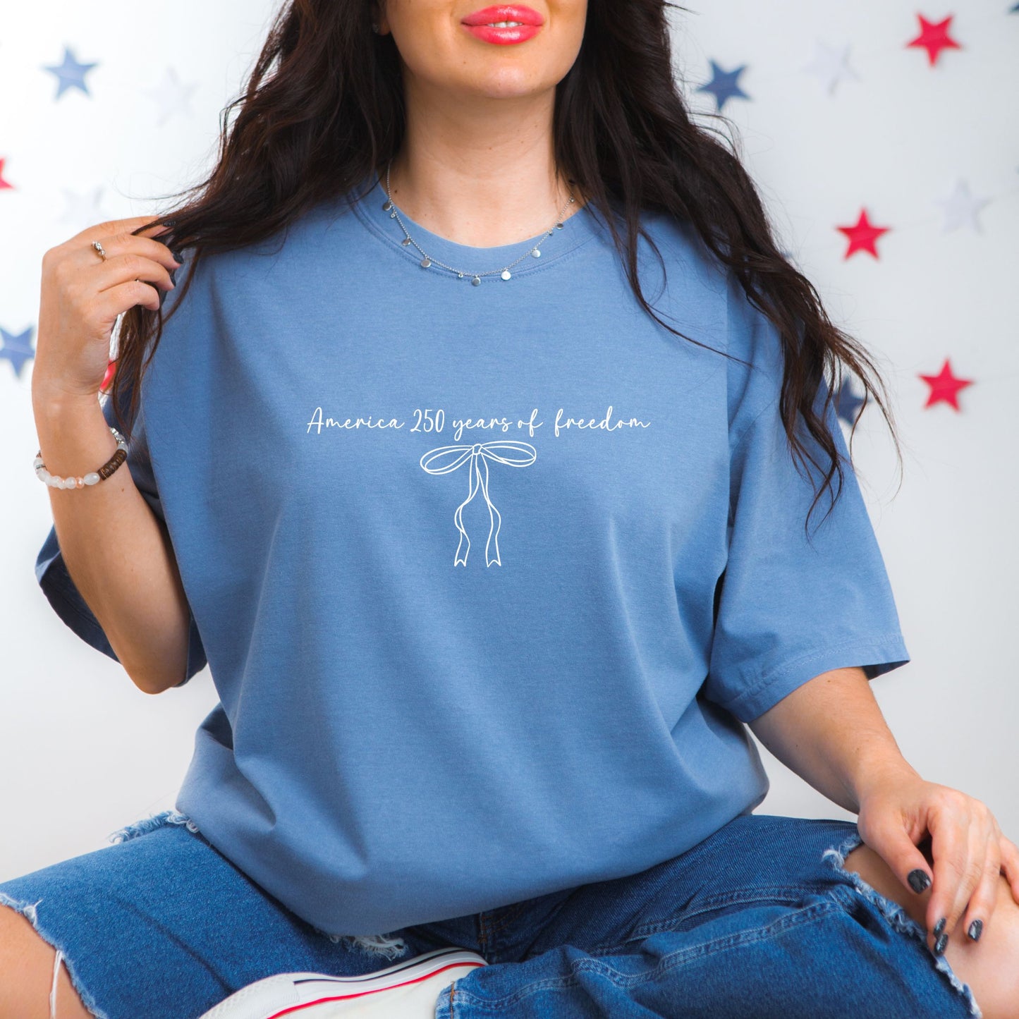 250 Years of Freedom Script Tee