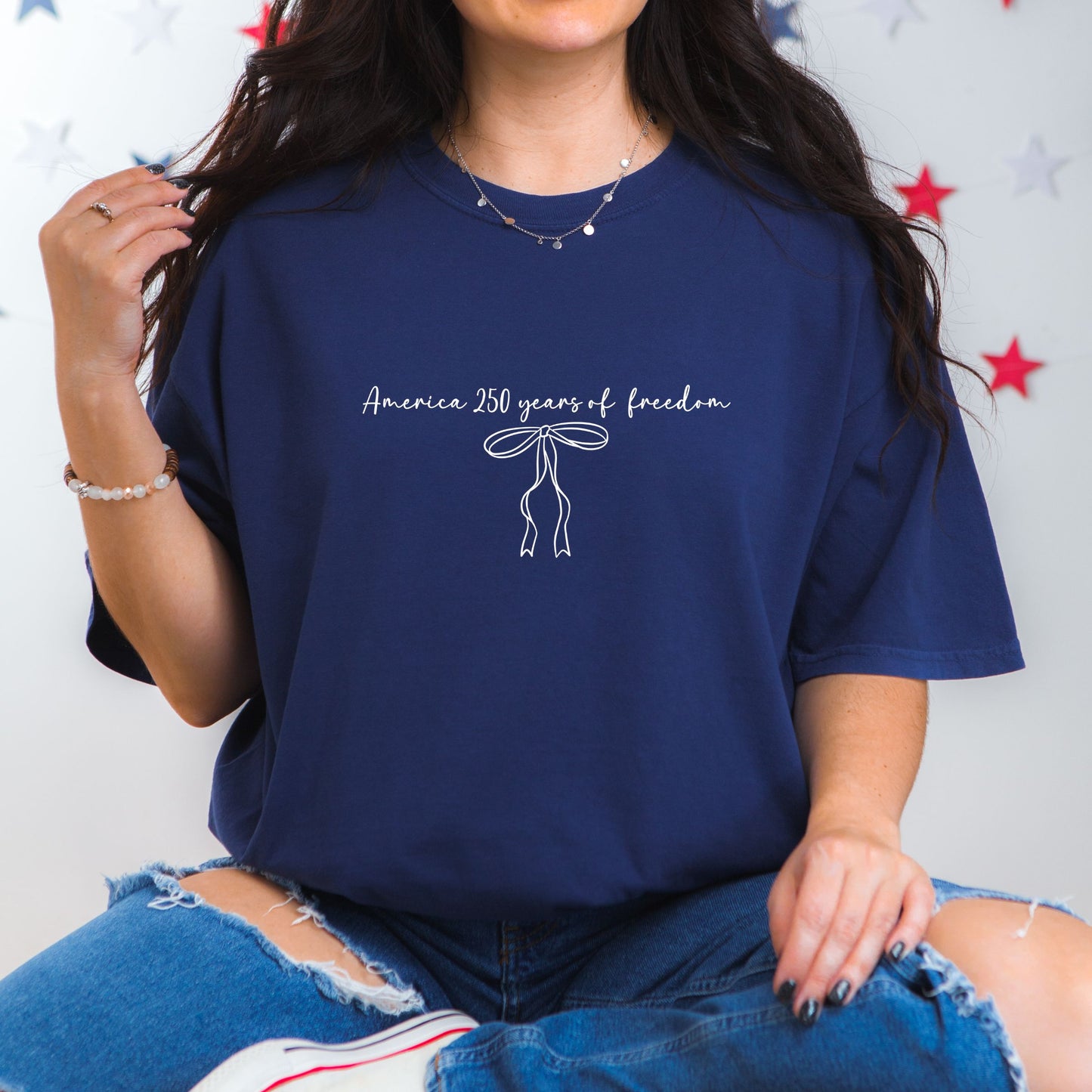 250 Years of Freedom Script Tee