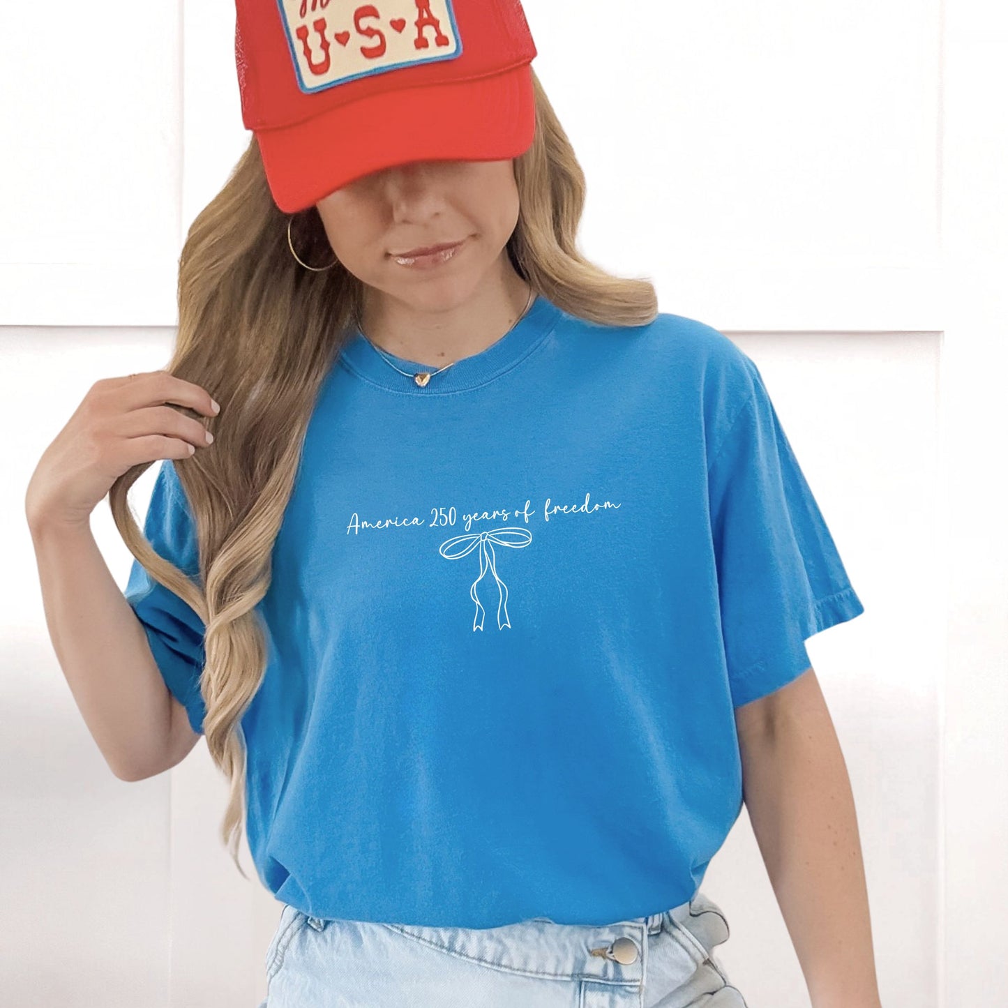 250 Years of Freedom Script Tee