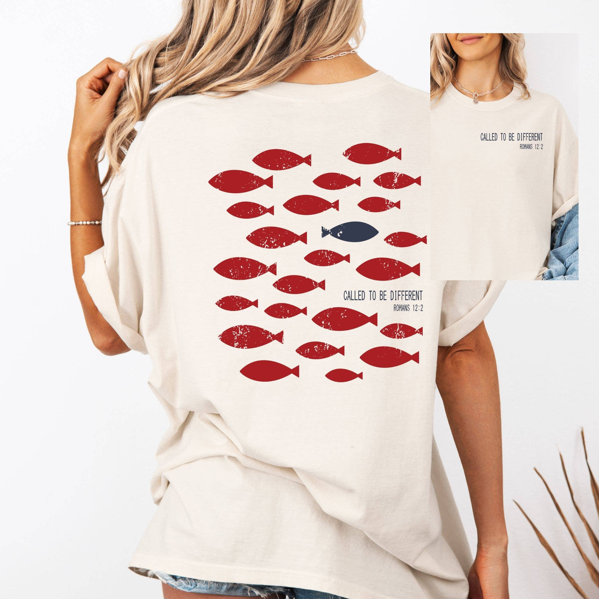 Called to Be Different Tee - Western Floral Fall Graphic