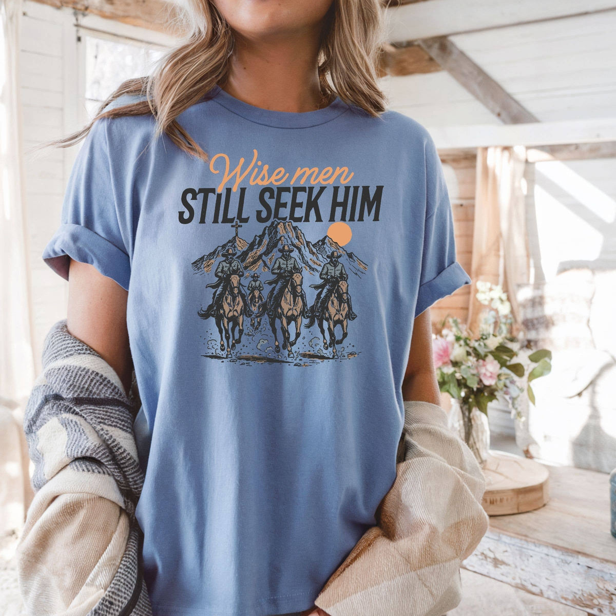 Wisemen Still Seek Him Christian Graphic Tee - Christmas