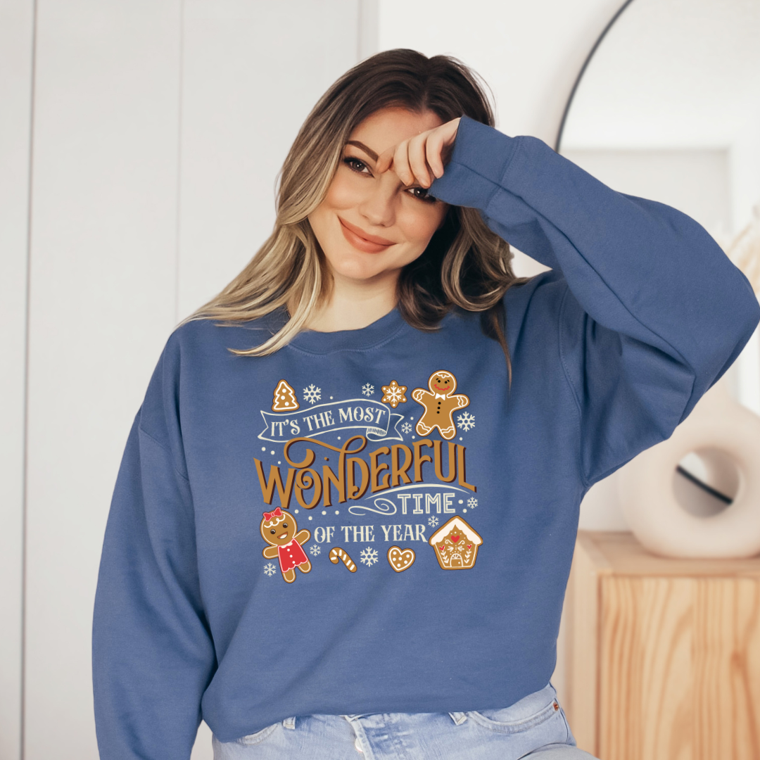 Wonderful Time Of The Year - Christmas Graphic Sweatshirt