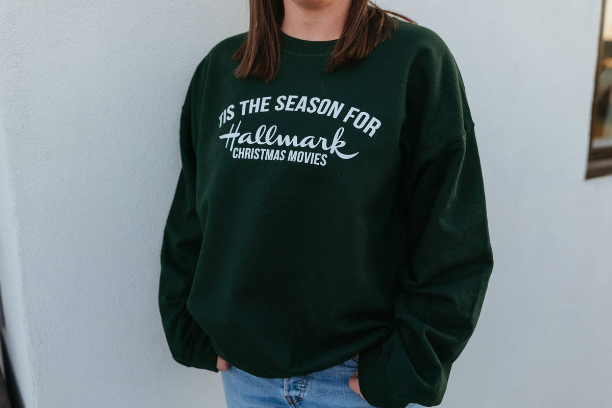 Tis The Season For Hallmark Movies Christmas Sweatshirt