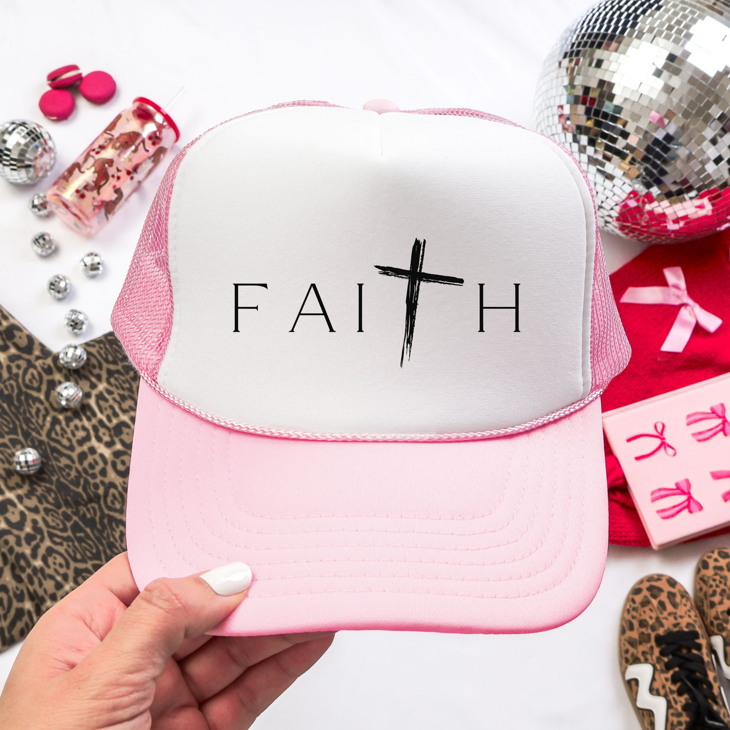 Faith Trucker Hat (Multiple Colors)