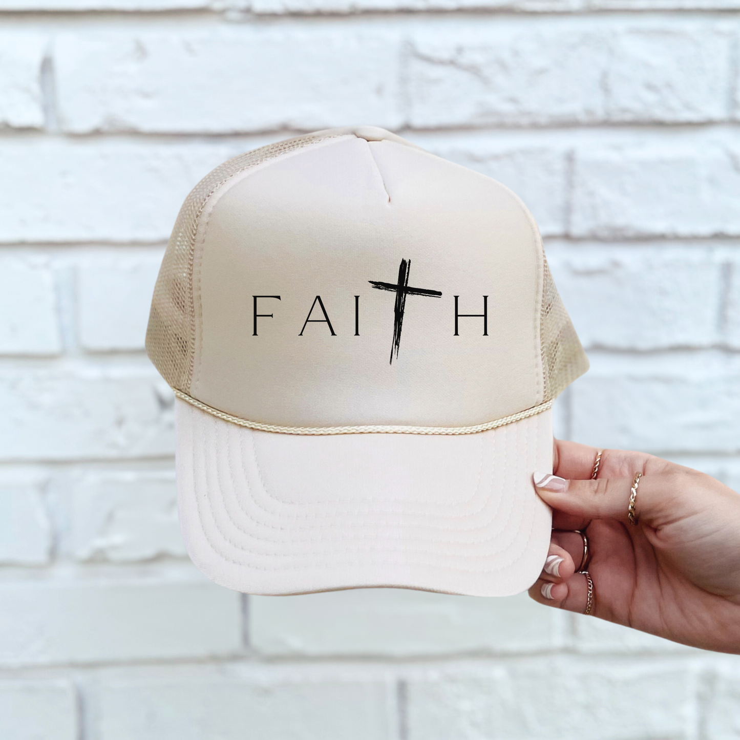 Faith Trucker Hat (Multiple Colors)