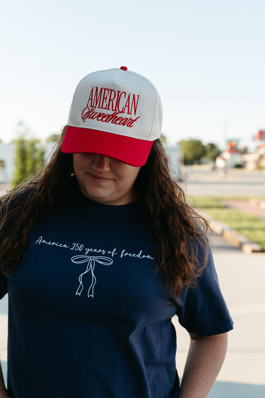 American Sweetheart Embroidered Hat