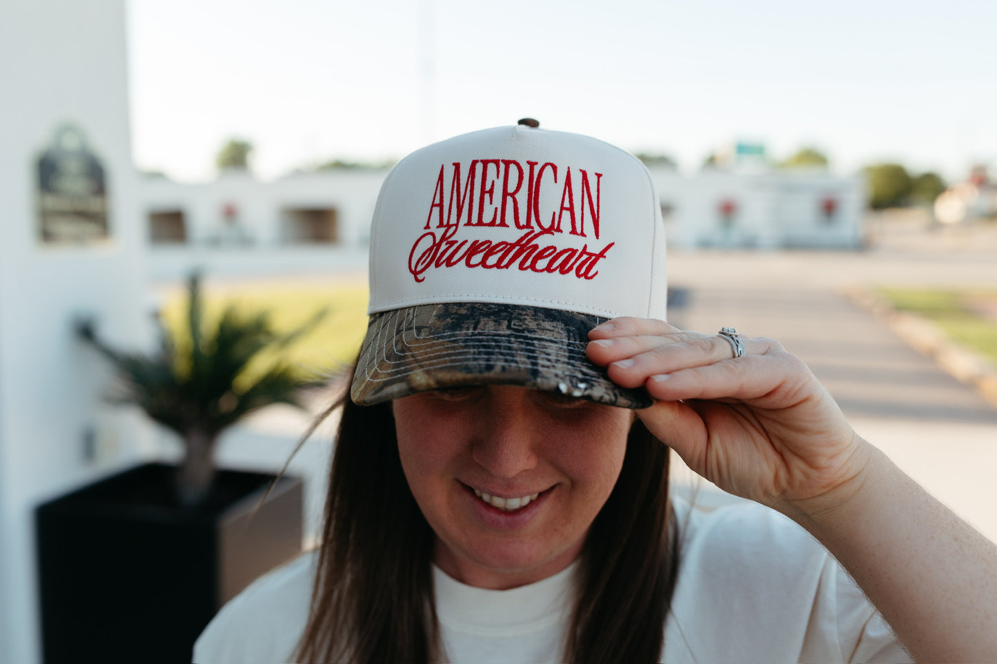 American Sweetheart Embroidered Hat