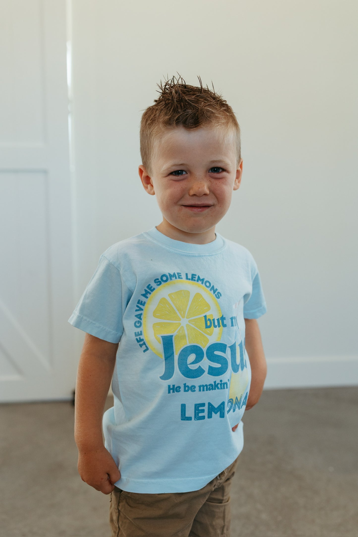 Jesus Be Making Lemonade Tee (Youth) -  Multiple Color Options