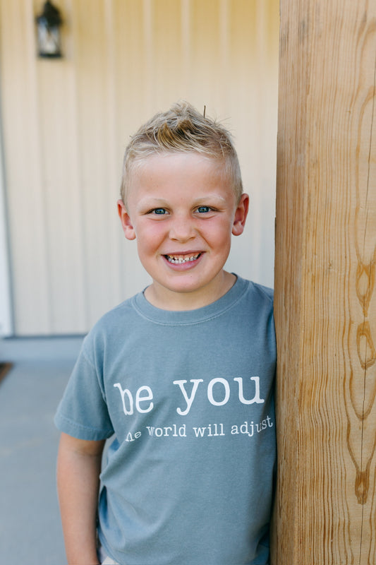 Be You(Youth) - Grey Tee