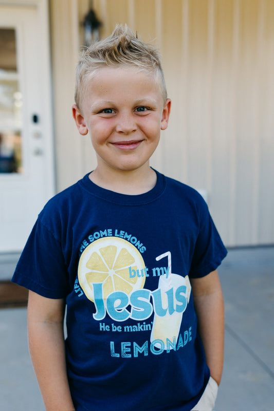 Jesus Be Making Lemonade Tee (Youth) -  Multiple Color Options
