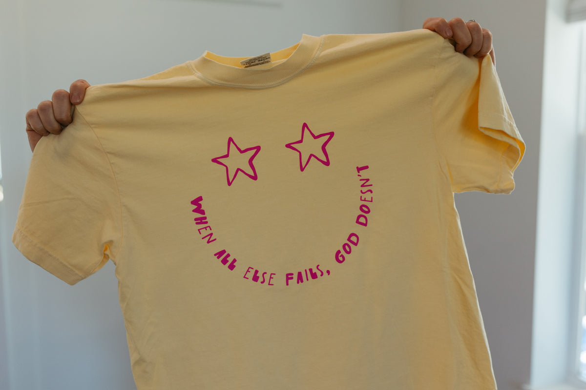 When All Else Fails Smiley Tee