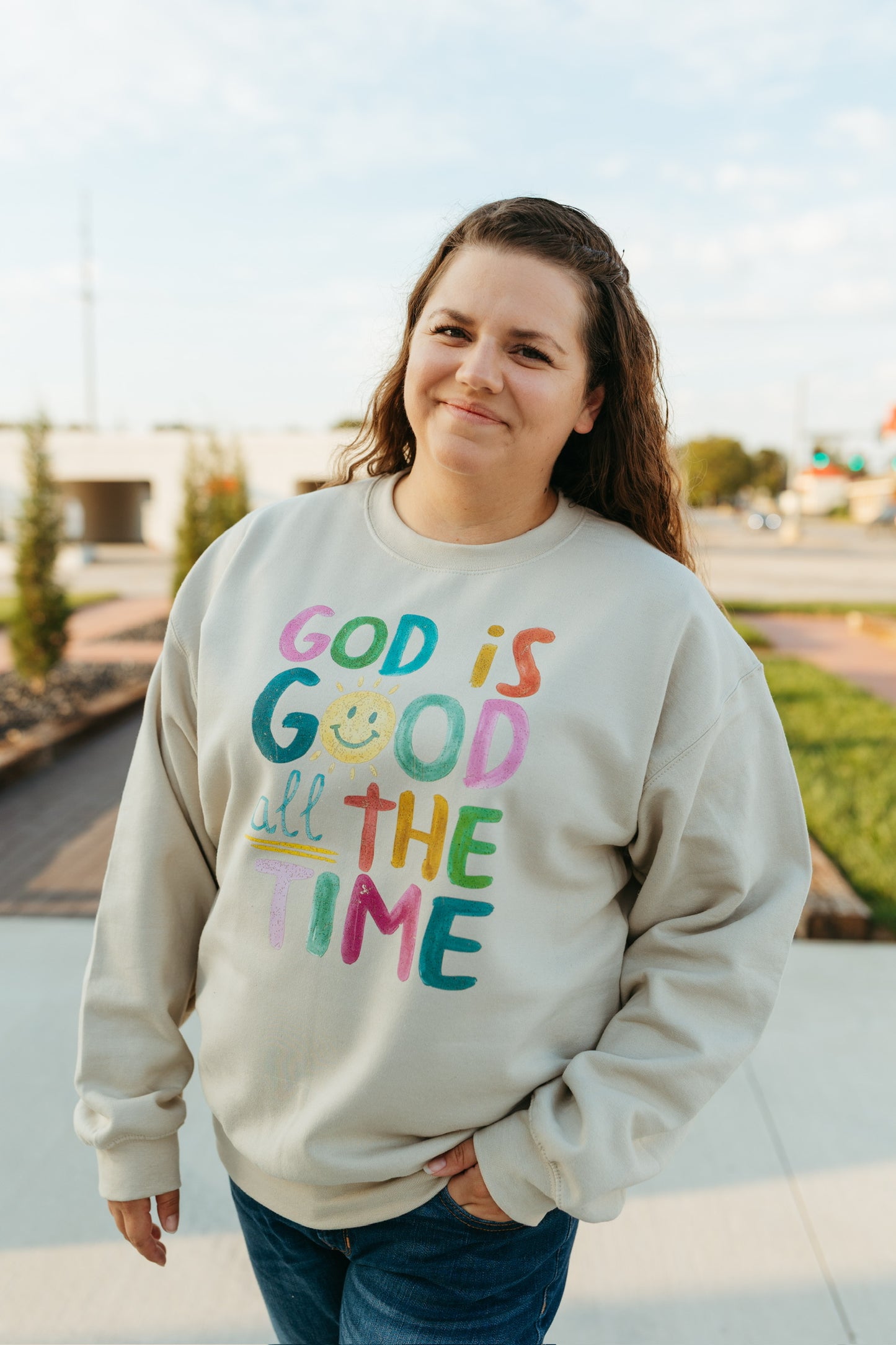 God Is Good Sweatshirt (Multiple Colors)