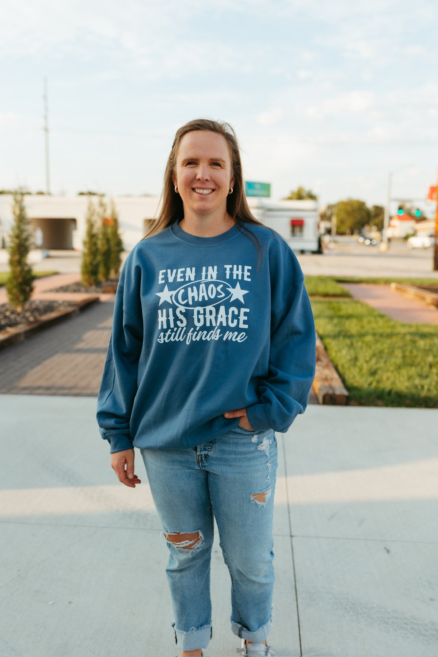 Even in The Chaos Sweatshirt (Multiple Colors)