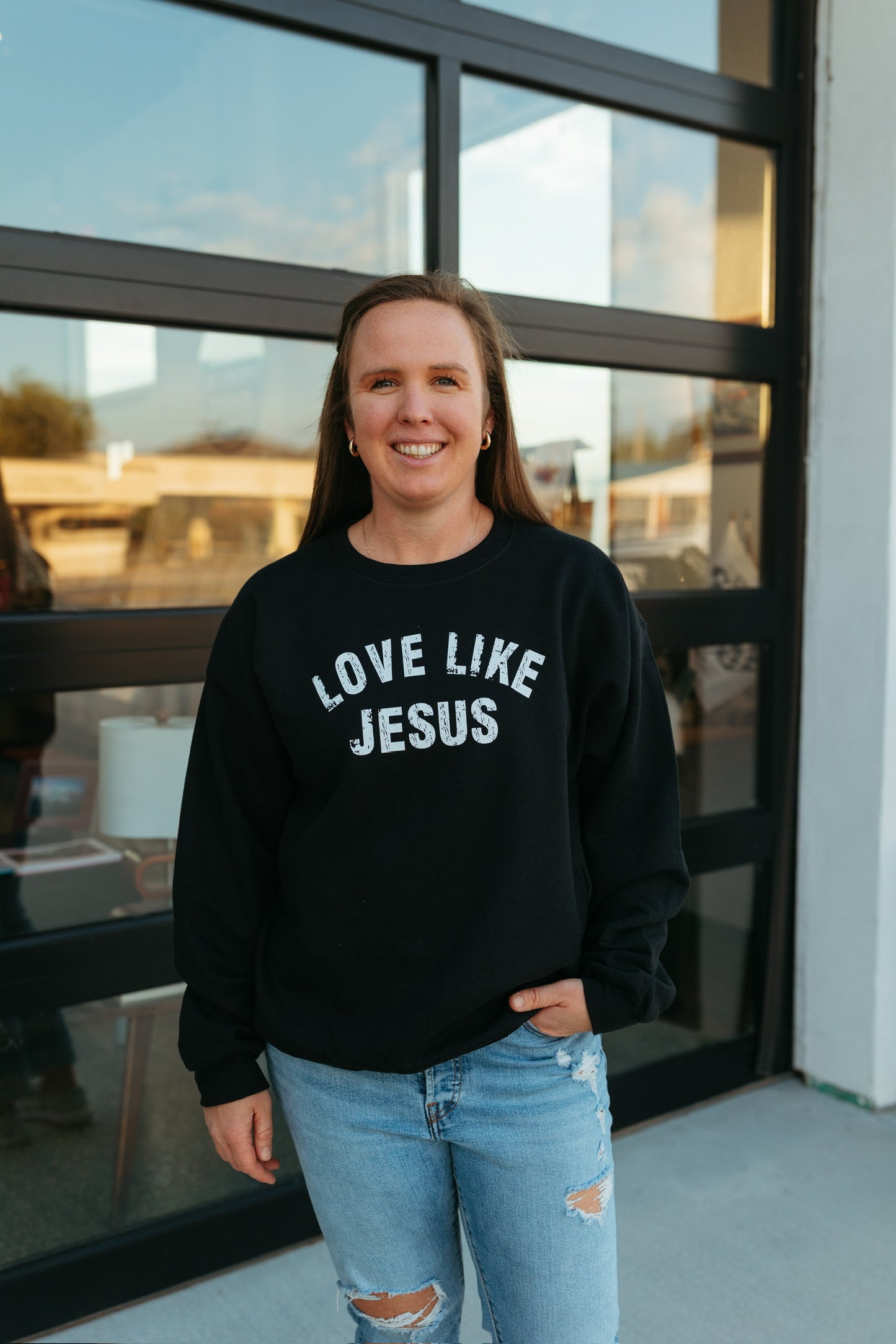Love Like Jesus Sweatshirt (Multiple Colors)