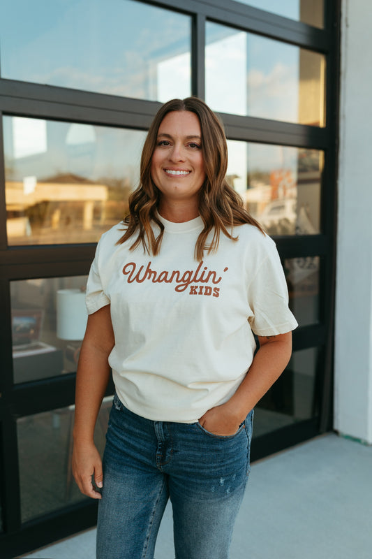Wranglin' Kids Tee (Multiple Colors)