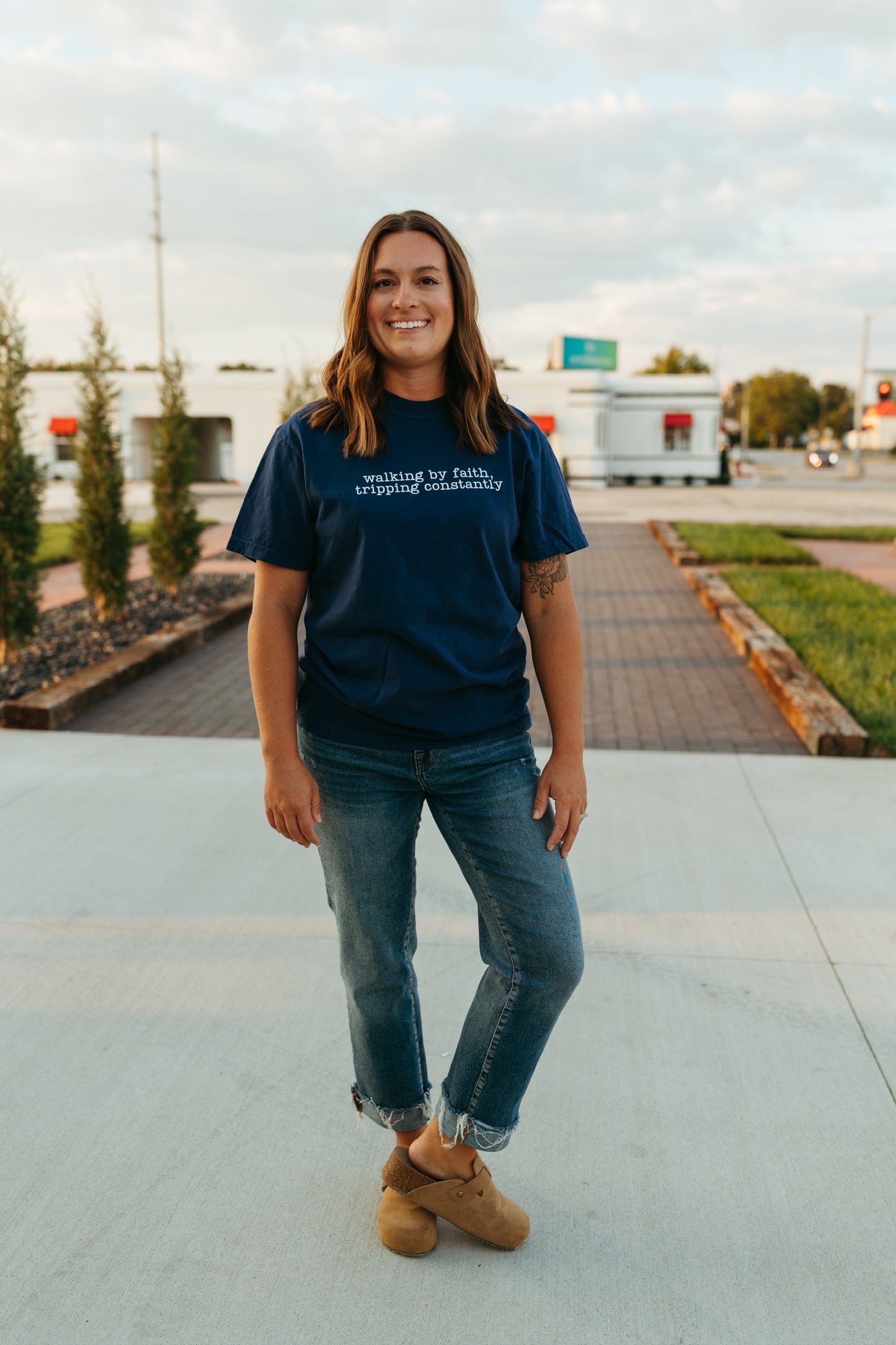 Walking By Faith Tee (Multiple Colors)