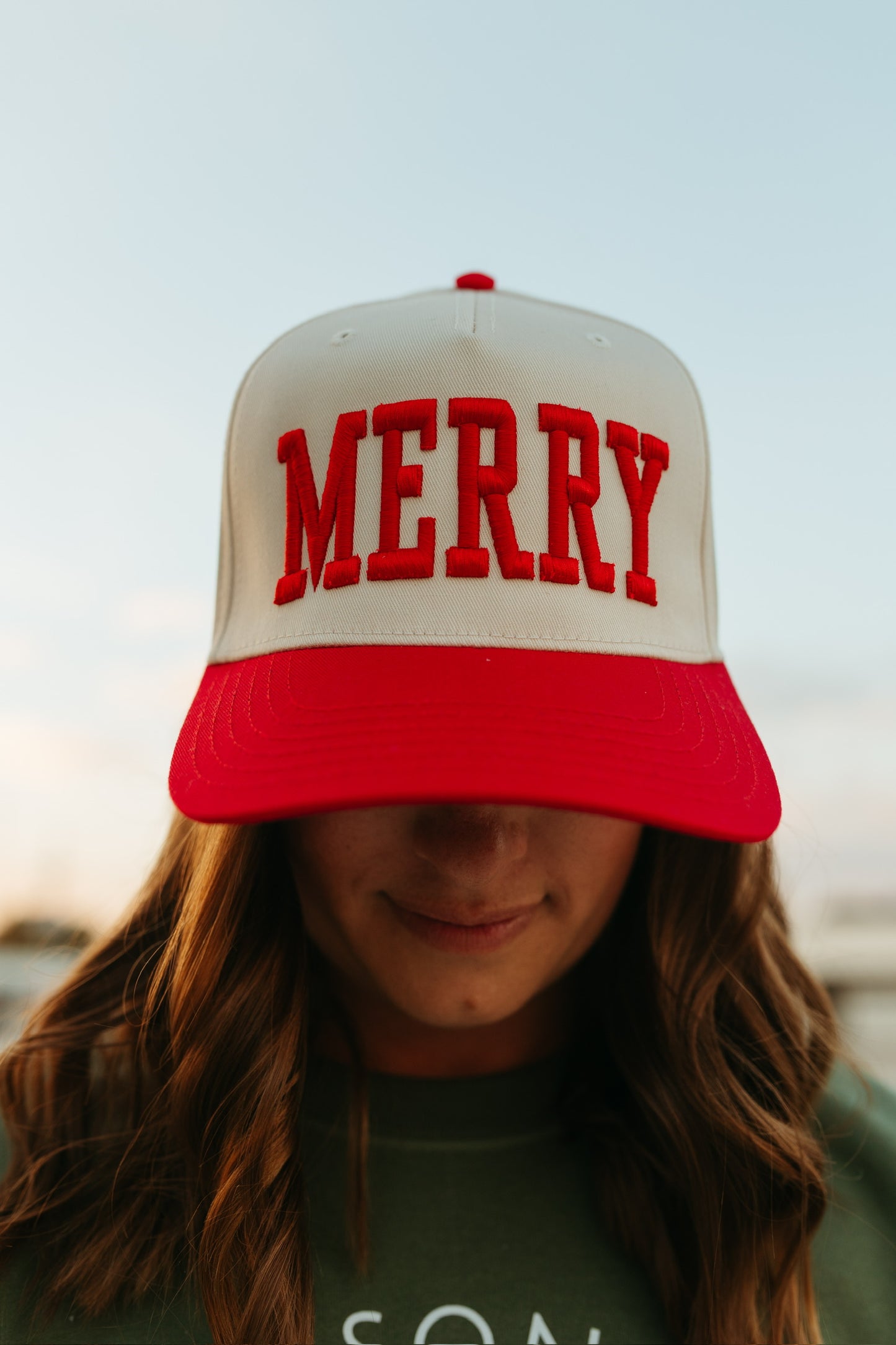 Merry Christmas Embroidered Hat