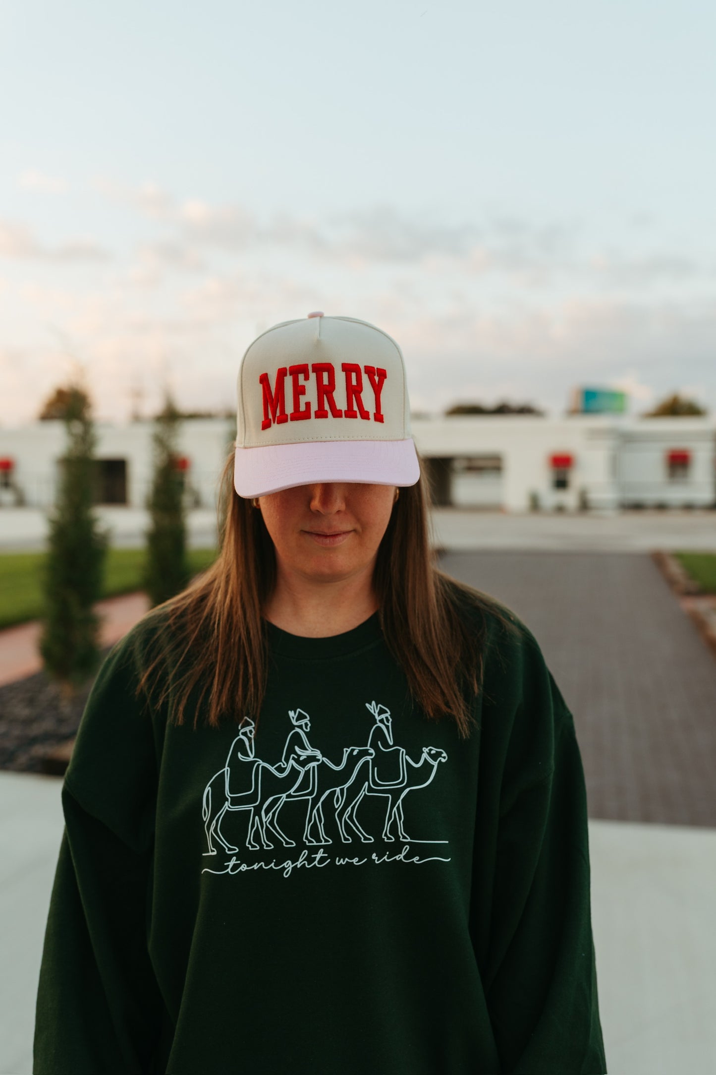Merry Christmas Embroidered Hat