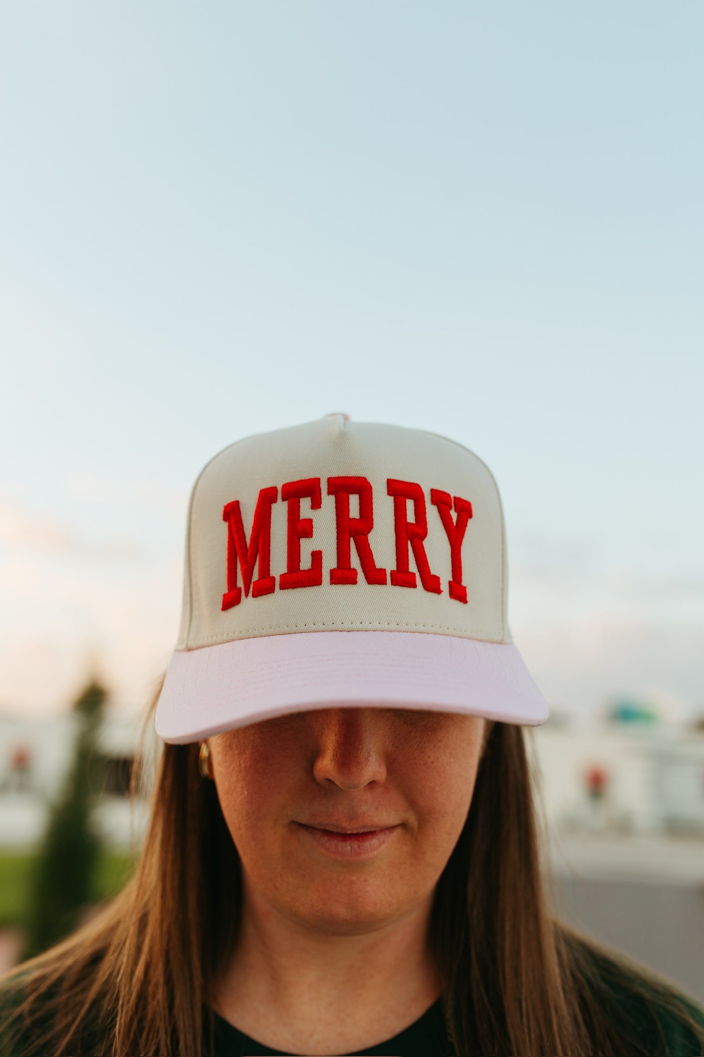 Merry Christmas Embroidered Hat
