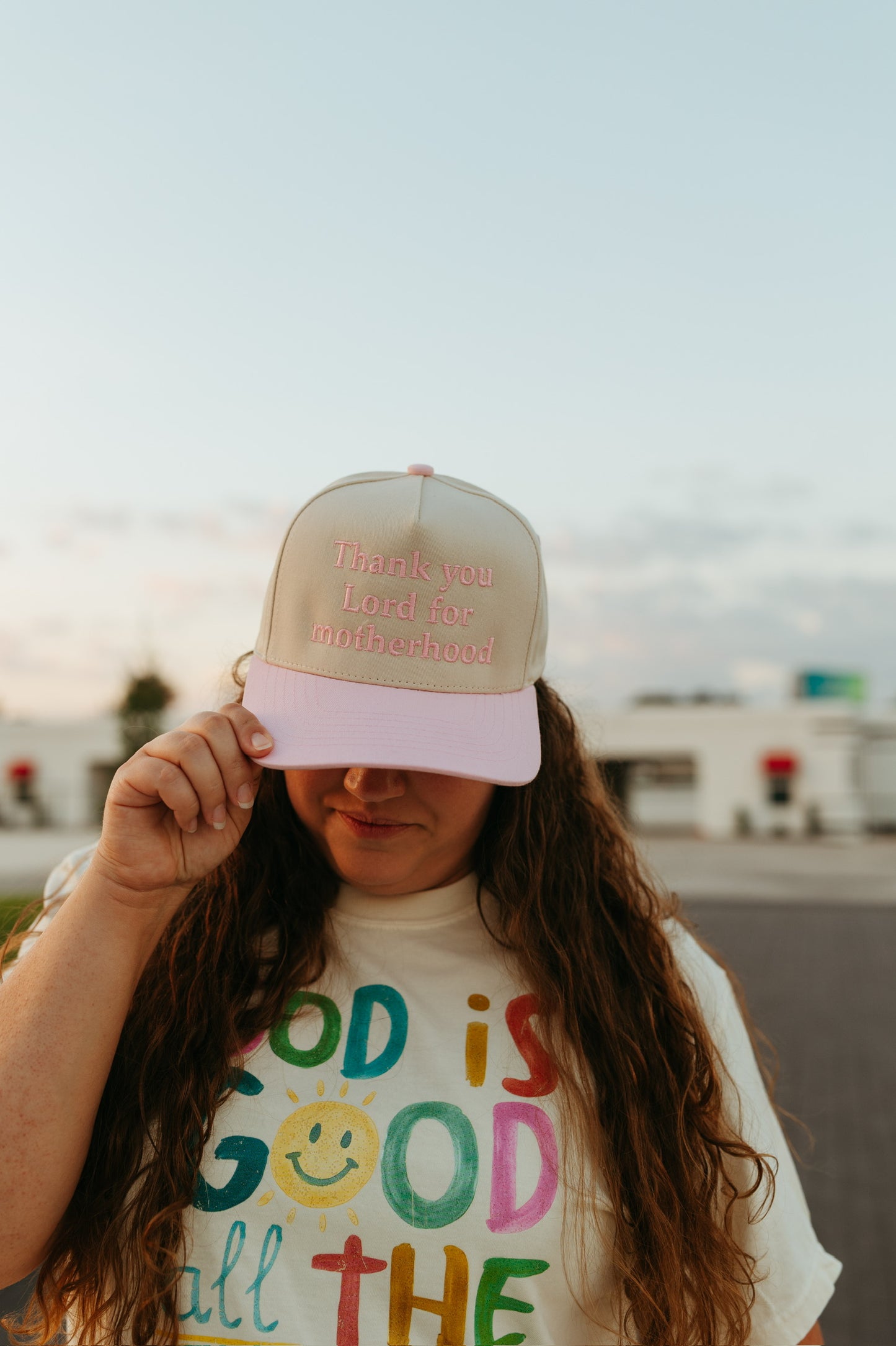 Thank You Lord For Motherhood Embroidered Hat