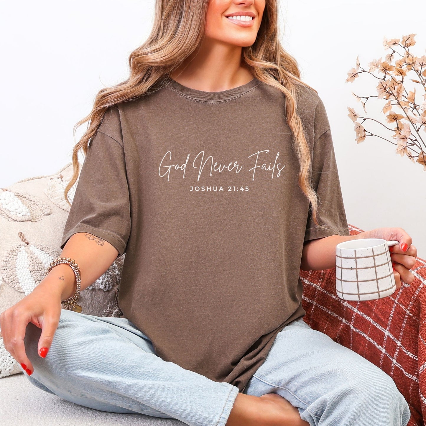 God Never Fails Tee (Multiple Colors)